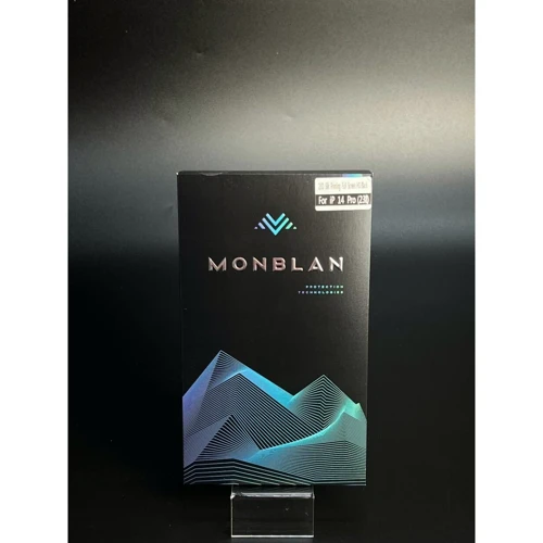 Защитное стекло для iPhone Monblan Tempered Glass Anti Static Black for iPhone 14 Pro: Цвет черный