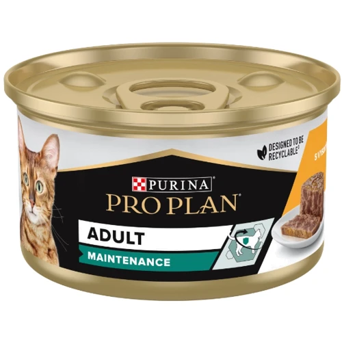 Влажный корм для котов Pro Plan Adult Maintenance Кусочки в паштете с курицей 6х85 г (8445290173218): Тип Влажный корм