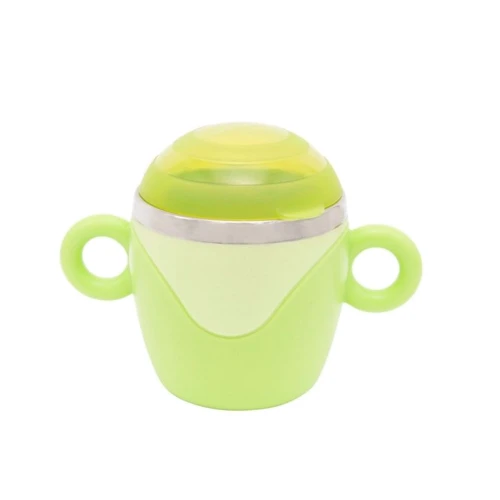 

Чашка Baby Team с крышкой и ручкми, из нержавеющей стали (6091)