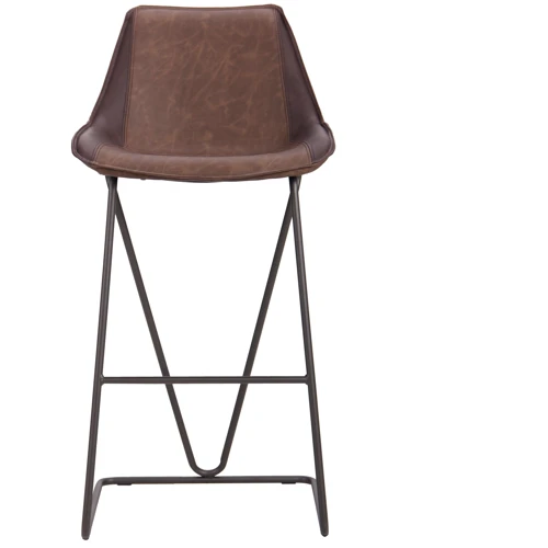 Стул барный Custer gunmetal, cowboy Coffe/Dark Brown: Тип Барные