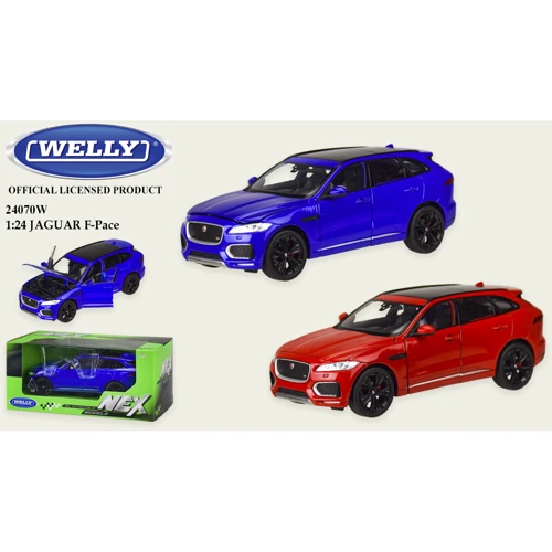 Машина металлическая Welly JAGUAR F-PACE (24070W)