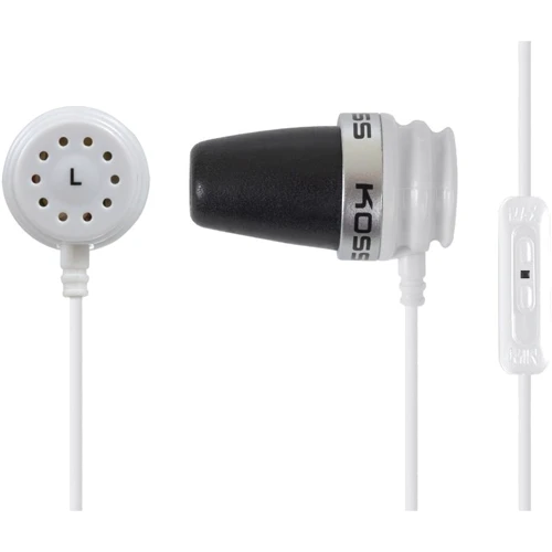 Навушники Koss Spark Plug VCw Noise Isolating White