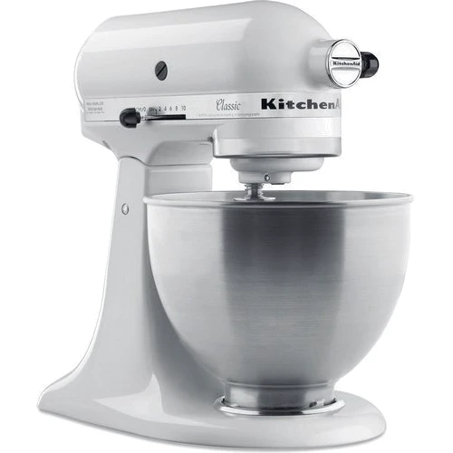 Міксер KitchenAid 5K45SSEWH: Матеріал корпуса метал
