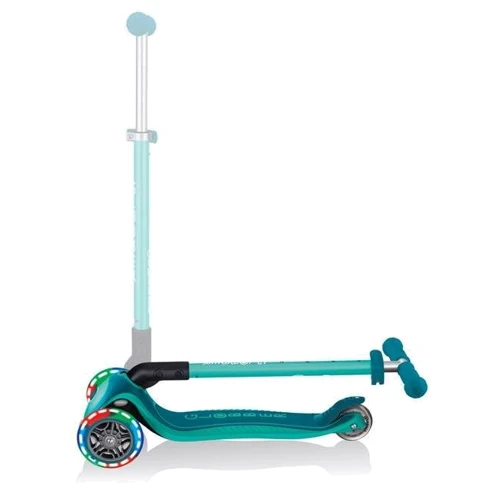 Самокат Globber Primo Foldable Plus Lights Emerald Green (зеленый) фото 7