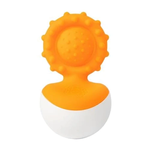Прорізувач-неваляшка Fat Brain Toys dimpl wobl помаранчевий (F2172ML)