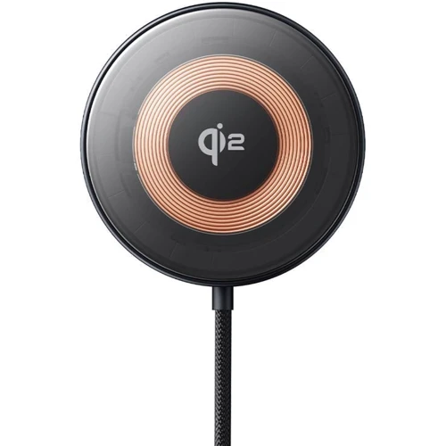 Зарядное устройство Baseus Wireless Charging Magnetic Mini4 Stand Qi2 15W Black (P10273300121-01) for Apple iPhone 16 I 15 I 14 I 13 I 12 series: Особенности Быстрая зарядка, MagSafe
