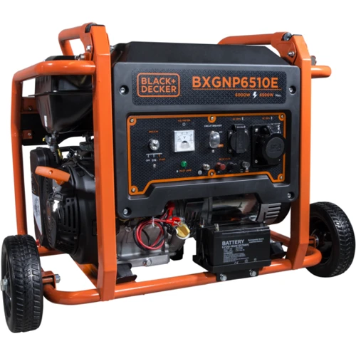 Бензиновый генератор Black+Decker BXGNP6510E: Тип запуска комбинированный