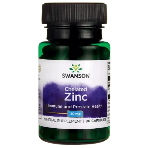 Swanson Chelated zinc 30 mg 90 caps / 90 servings