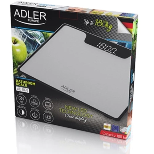 Весы напольные Adler AD 8174 silver