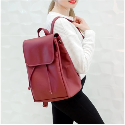 Жіночий рюкзак Sambag Loft BZN бордовий (22300005)