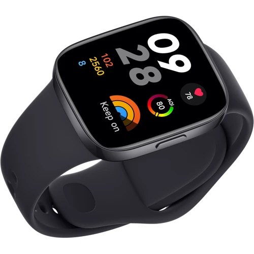 Смарт-часы Xiaomi Redmi Watch 3 Black: Фитнес-функции Пульсоксиметр, Подсчет калорий, Шагомер, Пульсометр, GPS-модуль