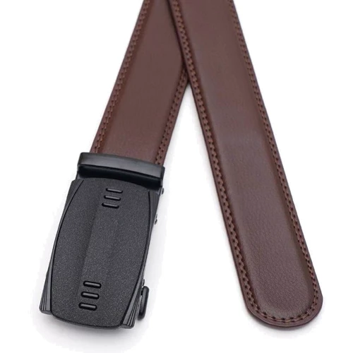 Чоловічий ремінь Borsa Leather коричневий (V1GKX33-brown): Стать Мужской