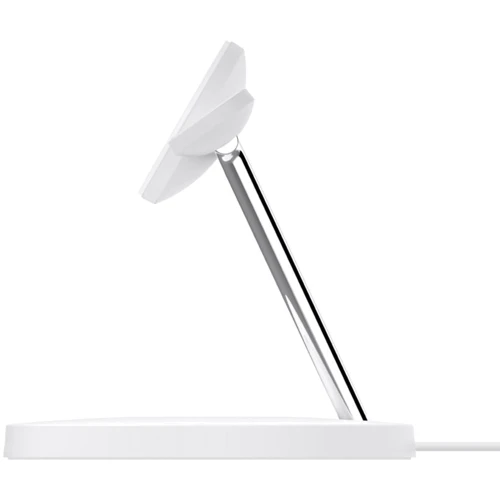 Зарядний пристрій Belkin Wireless Charger Base Station MagSafe White (WIZ017VFWH) для iPhone 16 I 15 I 14 I 13 I 12 series and Apple Watch: Кабель в комплекті встроенный
