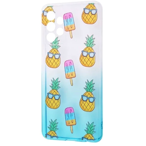 

Wave Sweet & Acid Case White/Turquoise/Pineapple for Samsung A525 Galaxy A52