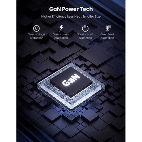 Зарядний пристрій Ugreen Wall Charger 3хUSB-C+USB CD224 GaN 65W Black (70774) фото 7