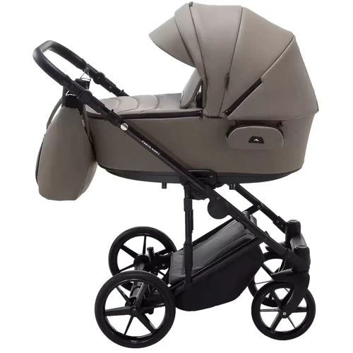 Коляска 2 в 1 Adamex Porto Light Экокожа SA-9 тёмный капучино (625759): Ширина шасси 57