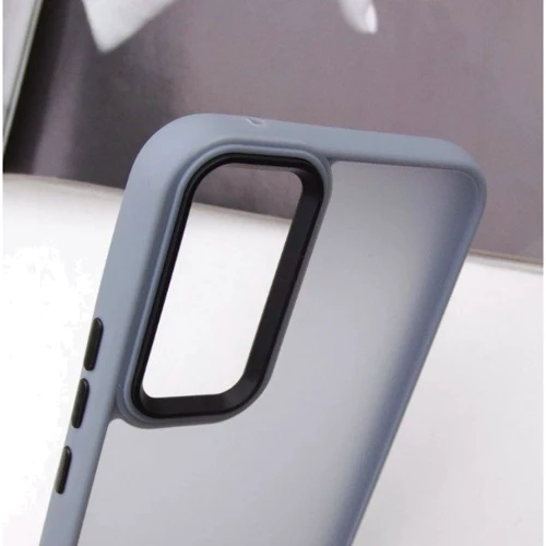 Чехол для телефонов Epik TPU+PC Lyon Frosted Case Sierra Blue for Samsung Galaxy S24: Цвет голубой