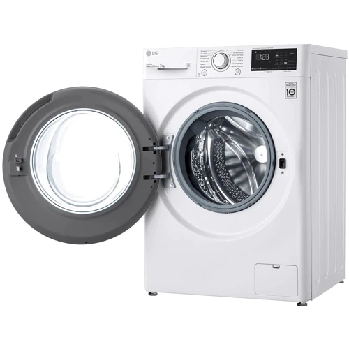 Стиральная машина LG F2WV3S7N3E: Загрузка белья (стирка), кг 7