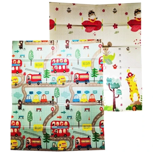 Игровой Двусторонний коврик складной, 4 вида в сумке (K6602)
