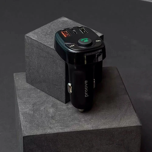 Автомобільний FM-трансмітер модулятор Proove FM Launcher Power PD-01 2USB+Type-C фото 6