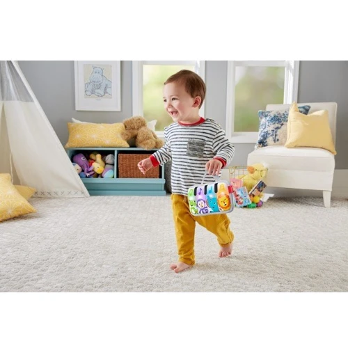Мягкая музыкальная подушка для игры на животике Fisher-Price Пианино (GJD27) фото 5