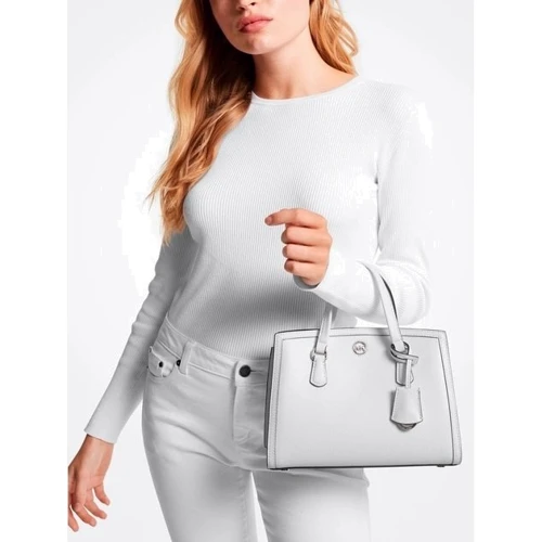 Женская сумка тоут Michael Kors CHANTAL SM MSGR белая (30F2S7CM1T085): Тип Сумки