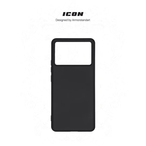 Чохол для телефона ArmorStandart ICON Case Black для Xiaomi Poco X6 Pro 5G (ARM73365): Плівка в комплекті нет