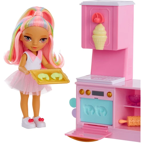 Игровой набор с куклой Rainbow High серии Littles – Кондитерская Кенди (522058) фото 9