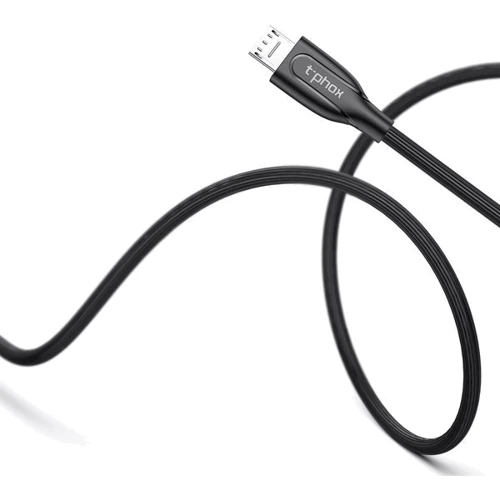 Кабель T-PHOX USB Cable to microUSB Mini 1.2m Black (T-M807 Black): Тип USB Cable - microUSB
