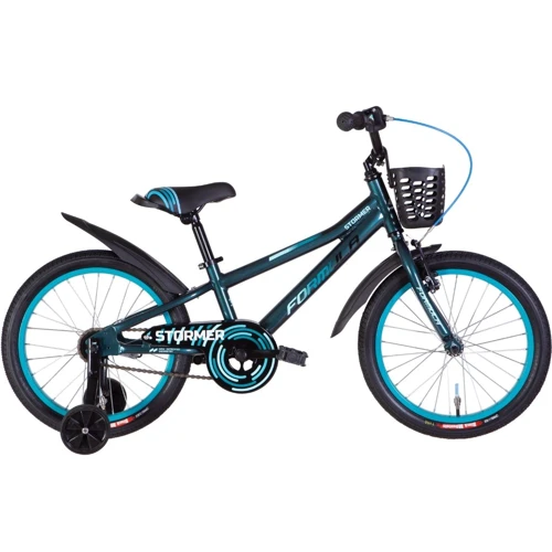 Велосипед 18" Formula STORMER 2022 (синий с голубым)
