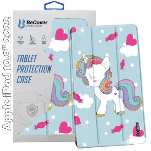 Аксессуар для iPad BeCover Smart Case Unicorn for iPad 10.9 (2022 / 2024) / iPad 11 2025 (709199)