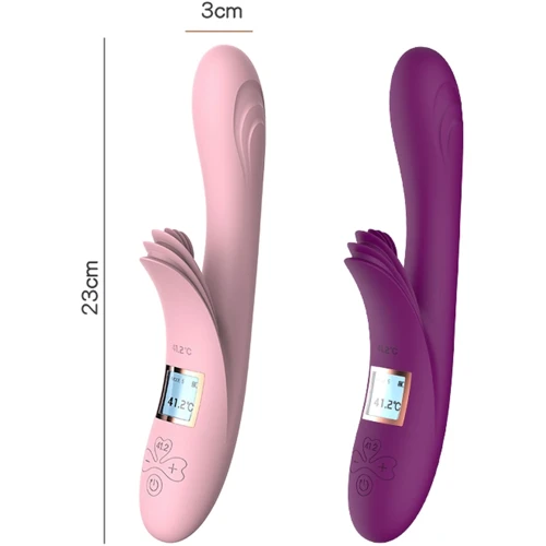 Вибратор с подогревом BOSS Series Lilo Purple