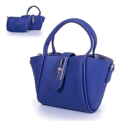 Женская сумка-сэтчел Amelie Galanti синяя (A981122-blue): Стиль Повседневный (Casual)
