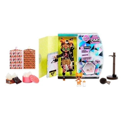 Игровой набор с куклой L.O.L. Surprise! серии O.M.G Winter Chill – Леди-Китти фото 5
