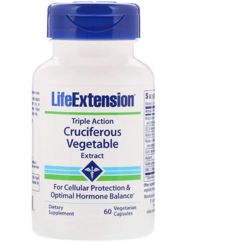 Life Extension Triple Action Cruciferous Vegetable Extract 60 Caps (LEX-14686)