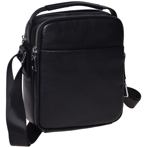Чоловіча сумка через плече Ricco Grande чорна (K16406a-black)