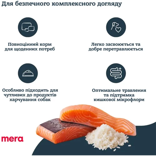 Сухой корм Mera ps Lachs&Reis для чувствительных собак с лососем и рисом 14 кг (056854): Возраст Взрослые