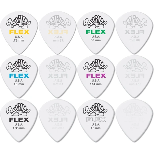 Медиатор Набор медиаторов DUNLOP 4660 Tortex Flex Jazz III XL CABINET: Тип Медиатор