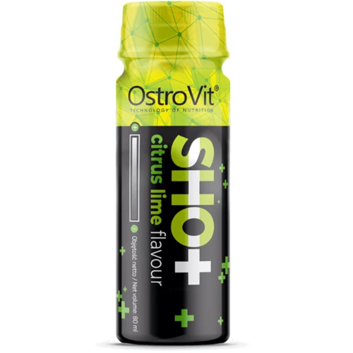 Предтренировочный комплекс OstroVit Pre Workout Shot 80 ml / 4 servings / Lime