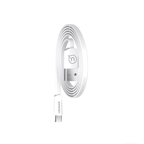 Кабель Usams USB Cable to USB-C 1.2m White (US-SJ200): Тип USB-C - USB-C