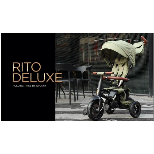 Велосипед трехколесный Qplay Rito Deluxe Brown (S380-17RitoDeluxeBrown) фото 11