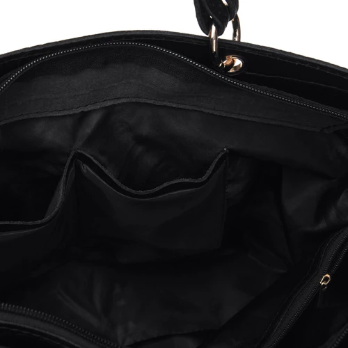 Женская сумка тоут Ricco Grande черная (1l953rep-black) фото 9