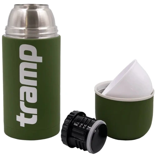 Термос Tramp Soft Touch 1.2 л UTRC-110-khaki: Цвет зеленый
