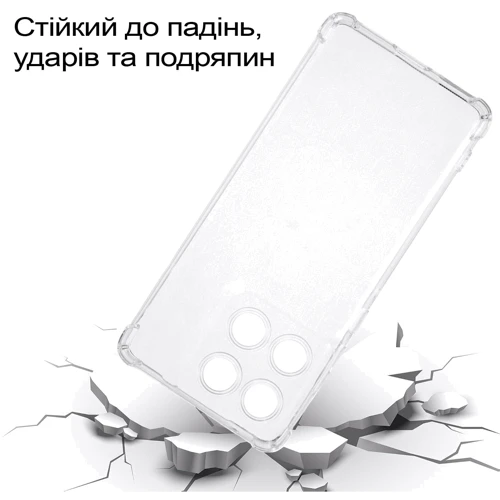 Чехол для телефонов BeCover TPU Case Anti-Shock Clear for Motorola Edge 60 Fusion (713805)