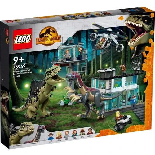 Конструктор LEGO Jurassic World Атака гіганотозавра та теризинозавра (76949)