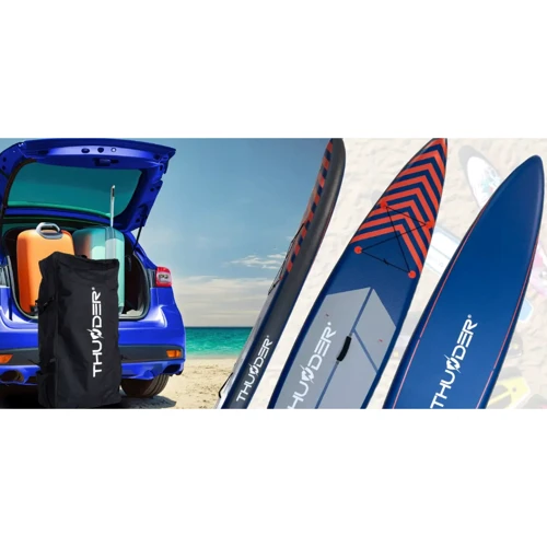 Надувна дошка SUP THUNDER Steel 365 см з веслом Red (SUP-STEEL-RED) фото 6