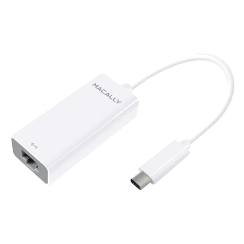 Адаптер Macally Adapter USB-C to Gigabit Ethernet White (UCGB)