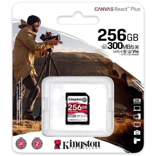 Карта пам'яті Kingston 256GB SDXC Class 10 UHS-II U3 (SDR2/256GB): Обсяг 256 ГБ