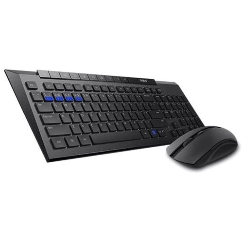 Комплект бездротовий RAPOO 8200M Wireless Black: Призначення стандартна