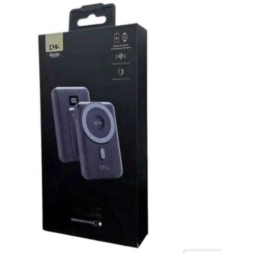 Зовнішній акумулятор King Power Bank 10000mAh Magnetic QC3.0 22.5W Black (WPG-106)